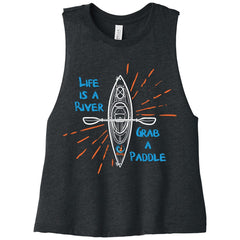 Life is a River, Women's Crop Tank