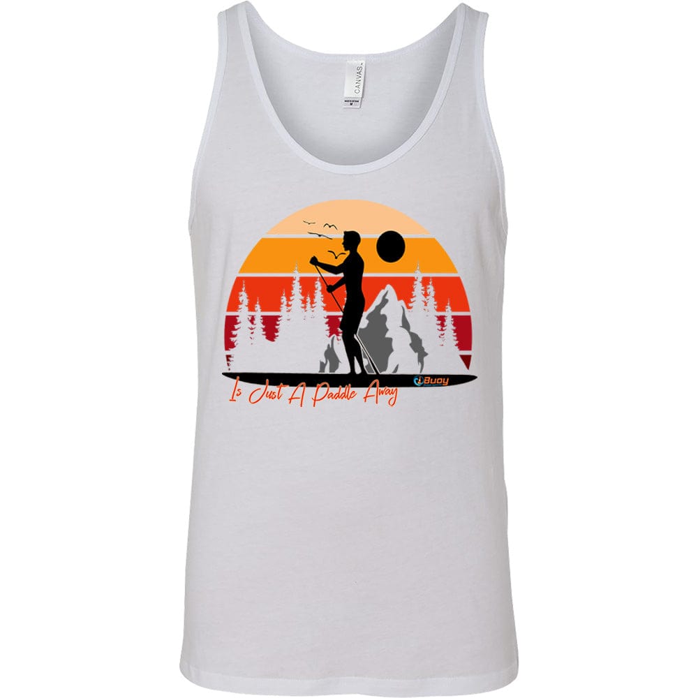 Paradise is a Paddle Away, Men's Tank