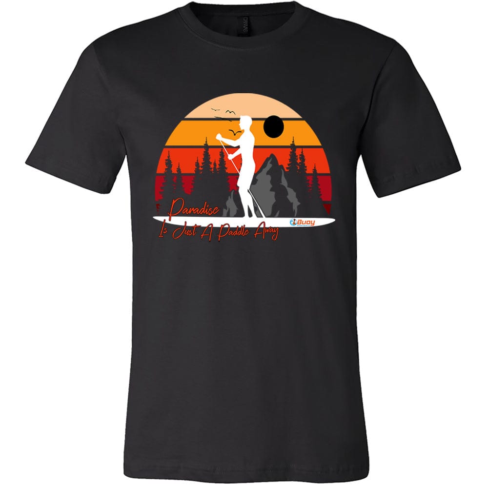 Paradise Is A Paddle Away, Unisex Short Sleeve T-Shirt