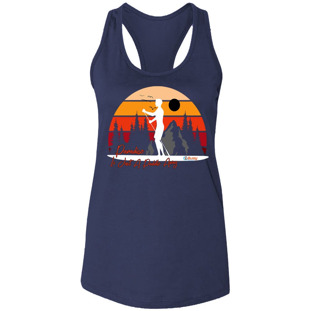 Paradise is a Paddle Away, Women's Tank