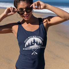 Never Mess With A Kayaker, Women's Tank